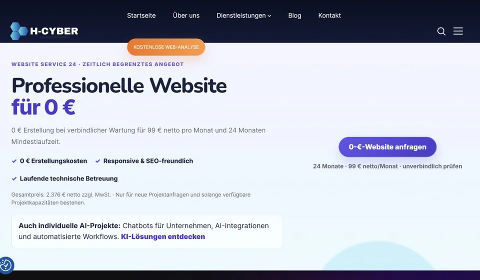 Website-Vorschau: H-Cyber